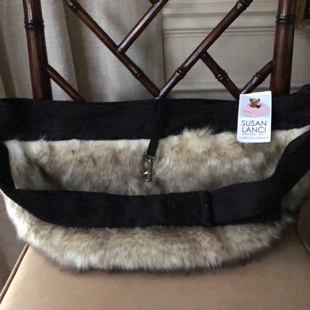 SUSAN LANCI Dog Carrier Shoulder Bag